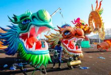 Photo of Фестиваль драконов в Китае: воздушное представление