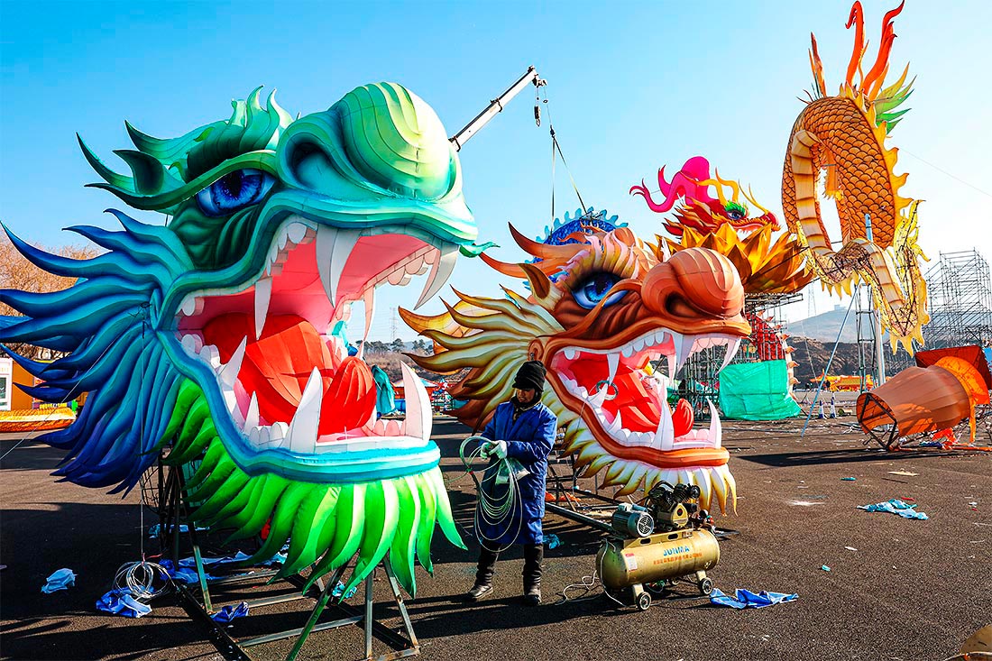Фото 45 — Фестиваль драконов в Китае: воздушное представление