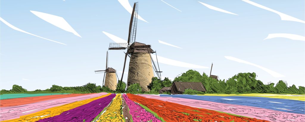 Фото 49 — Фестиваль праздника цветов в Голландии: тюльпаны во всей красе