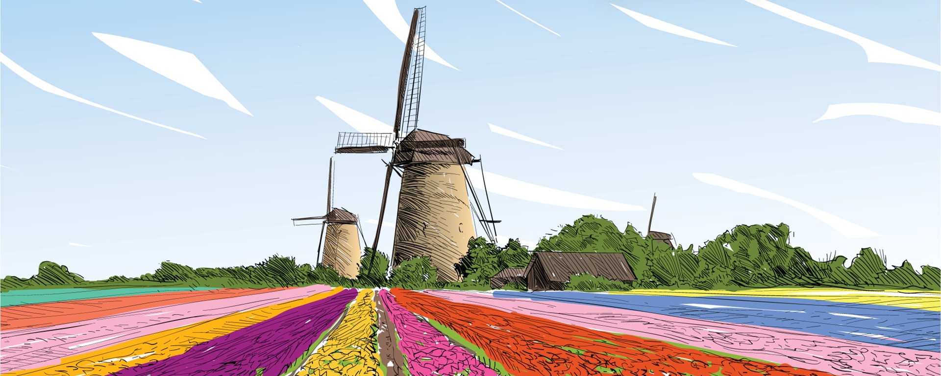 Фото 49 — Фестиваль праздника цветов в Голландии: тюльпаны во всей красе